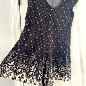 Hollister short sleeve black romper